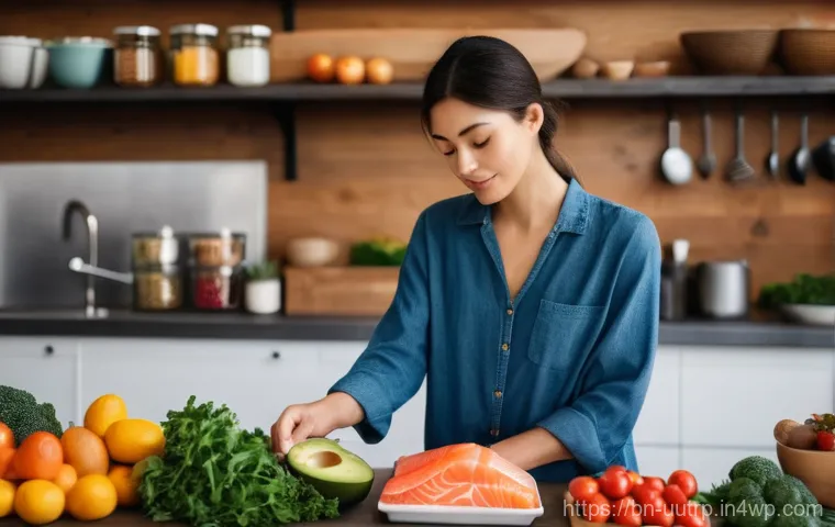 심리적 안정을 위한 맞춤형 영양소 - **Prompt for Gut-Brain Harmony:**
    "A vibrant and serene image showcasing the profound connection...